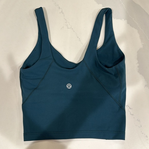 Lululemon tank size 0 blue/green - Picture 2 of 3